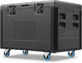 Diandian 35' x 22' x 24' Heavy Duty Rolling Road Case with Wheels, ATA Stackable Flight Case for DJ & Pro Audio Equipment, Touring Ready Storage Trunk
