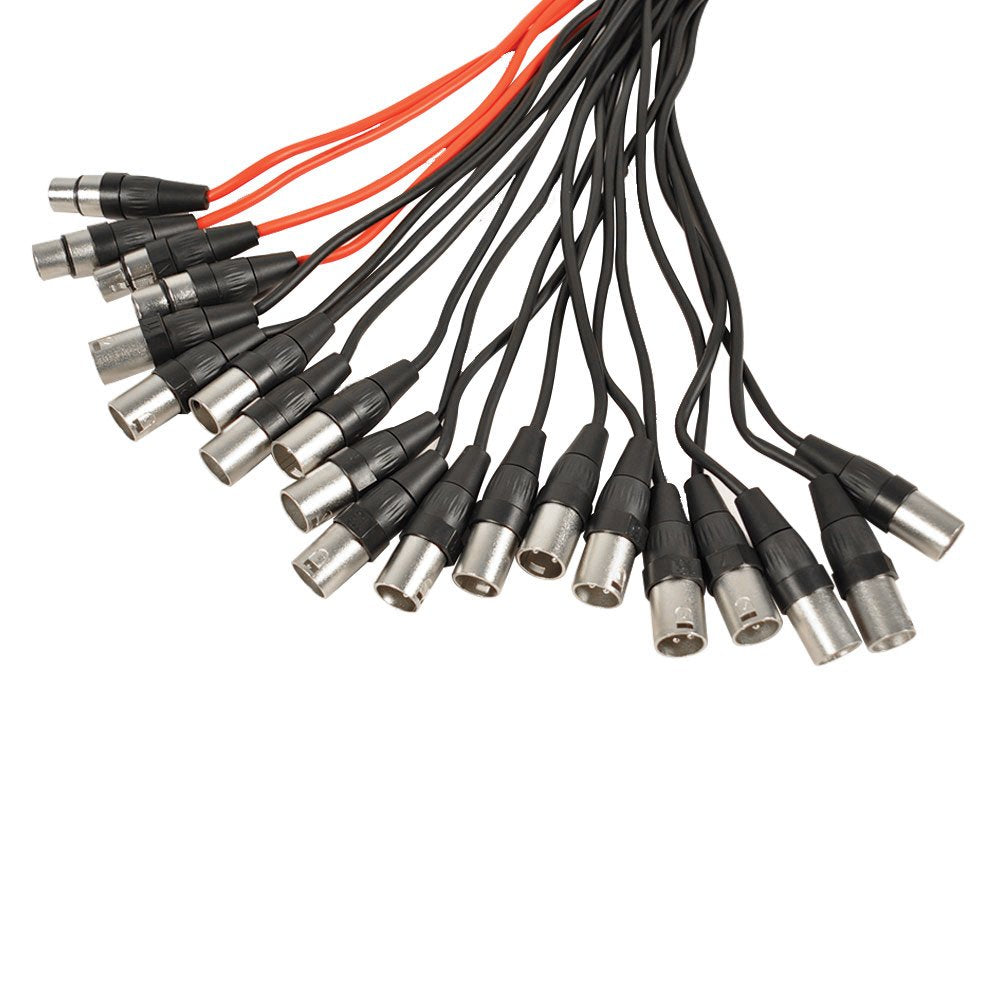 Seismic Audio SACB-16x4x25 16-Channel XLR Low Profile Circuit Board Snake Cable, 25-Feet