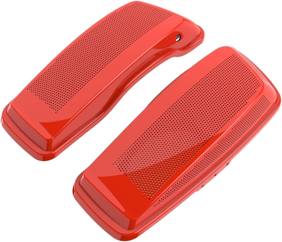 Advanblack Saddlebag Dual 6x9 Speaker lids, Audio Covers Fit for H-D Touring, Road Glide, Street Glide Special, Road King, 2014 2015 2016 2017 2018 2019 2020 2021 2022 2023