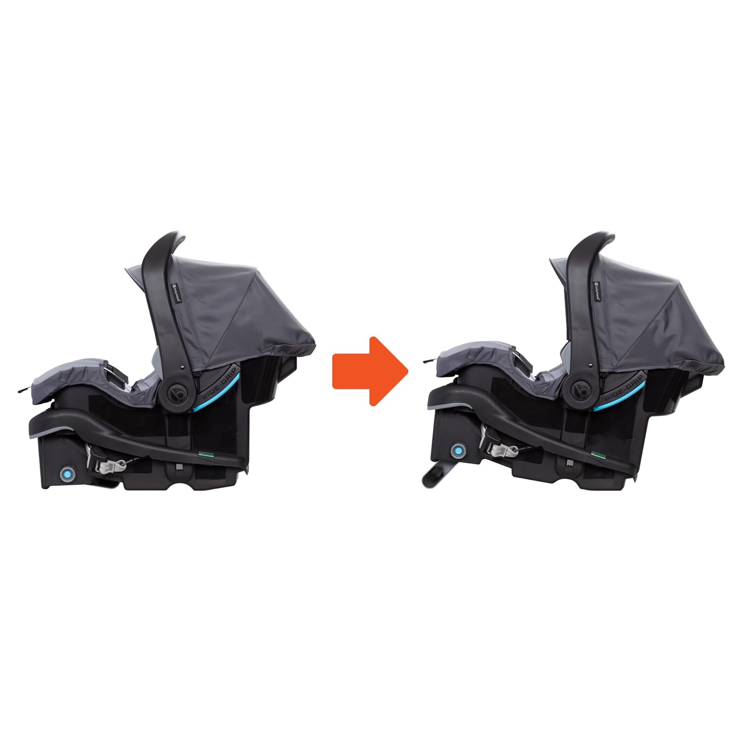 Baby Trend EZ-Lift™ PRO Infant Car Seat, Dash Black – Lightweight Premium Carry, Plush Infant Cushioning, Adjustable Harness Support