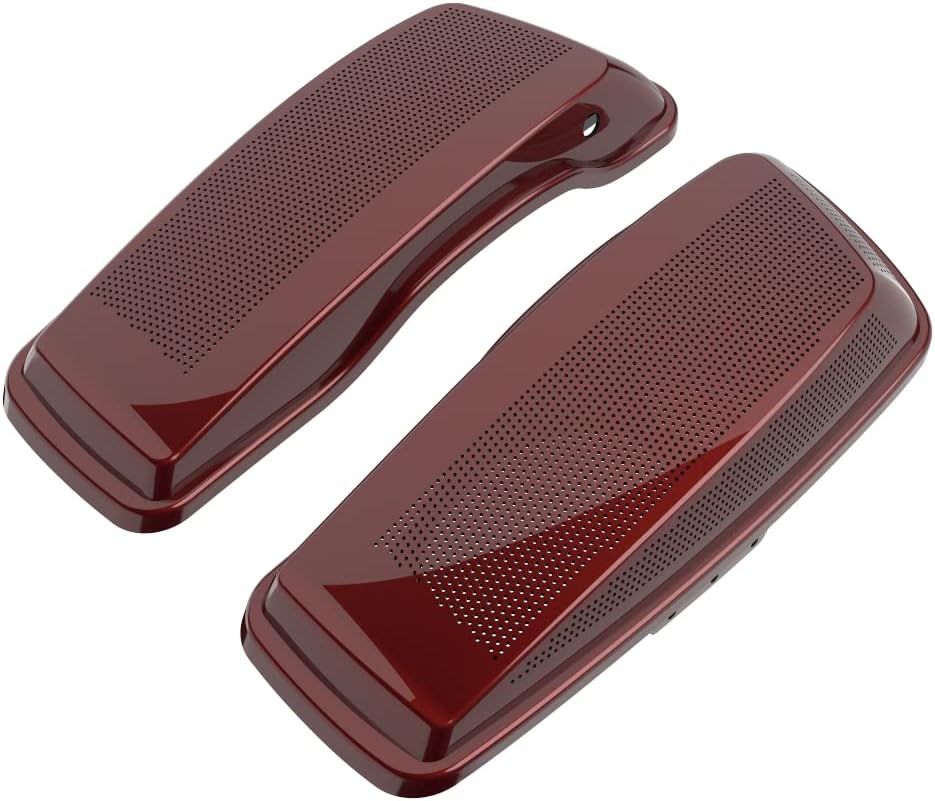 Advanblack Saddlebag Dual 6x9 Speaker lids, Audio Covers Fit for H-D Touring, Road Glide, Street Glide Special, Road King, 2014 2015 2016 2017 2018 2019 2020 2021 2022 2023