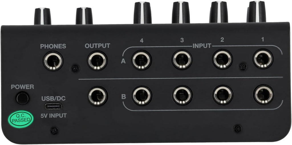 Rockville 3-Person Podcast Recording Package LINE8 USB 8-Channel Mixer and USB Audio Interface with (3) PRO-M50 Headphones, (3) RMIC-SR Mics, Stands, RHPA4 Amp, Cables (12 Items)