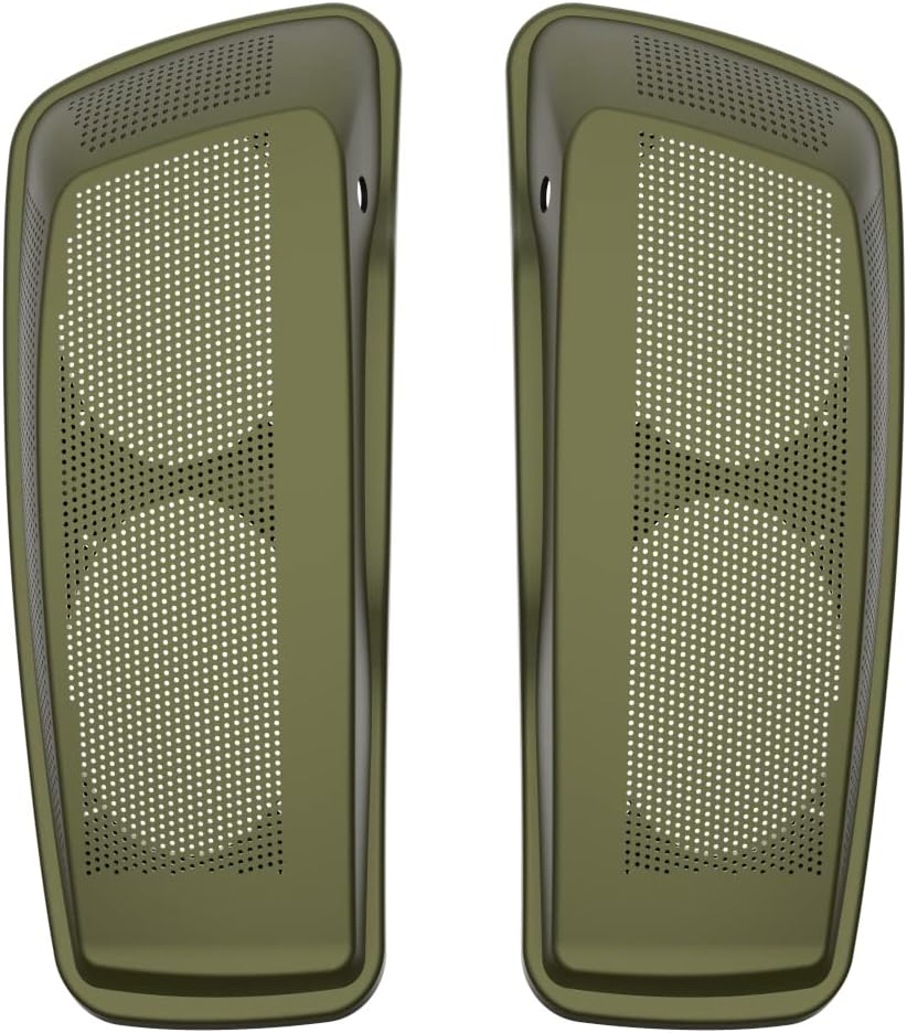 Advanblack Saddlebag Dual 6x9 Speaker lids, Audio Covers Fit for H-D Touring, Road Glide, Street Glide Special, Road King, 2014 2015 2016 2017 2018 2019 2020 2021 2022 2023