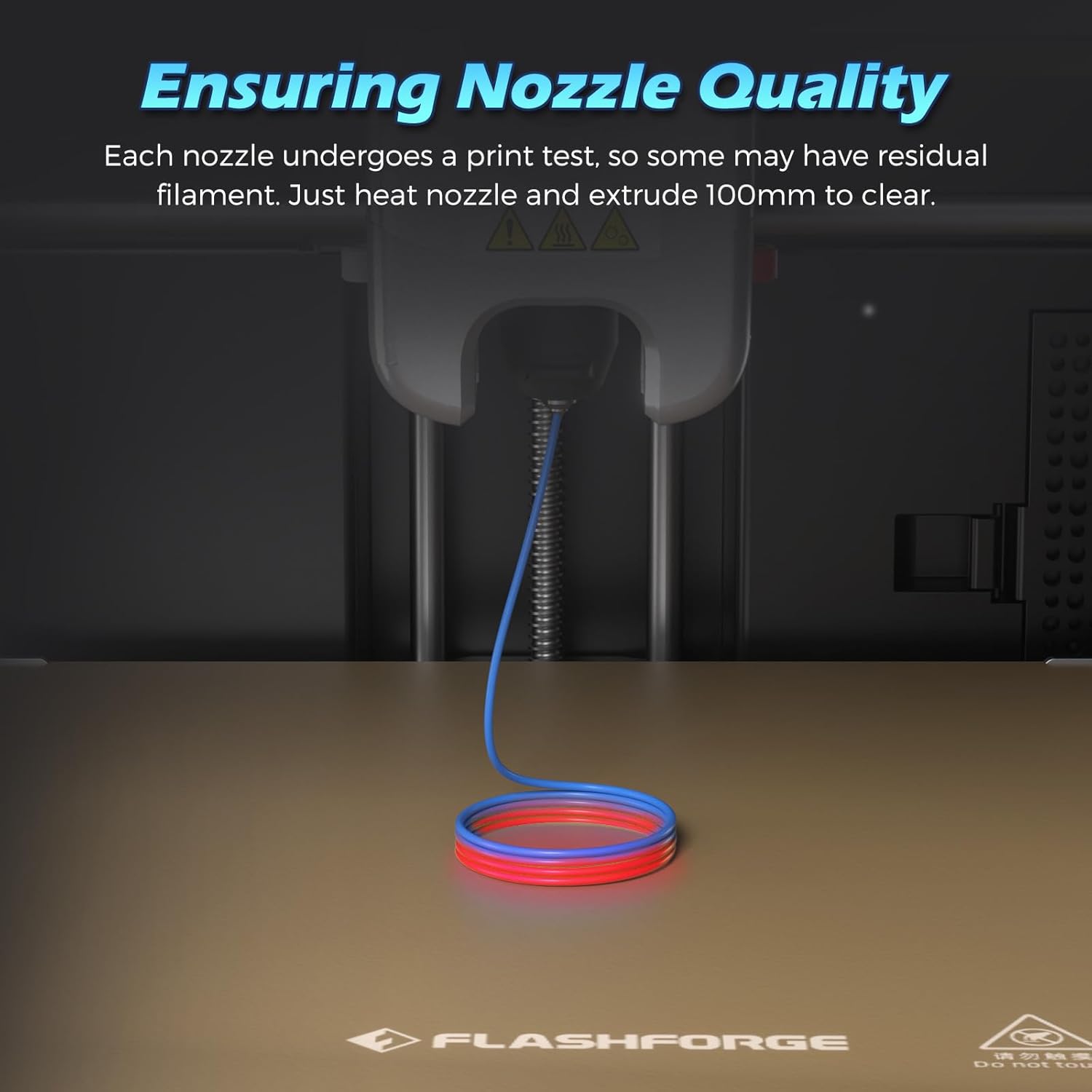 FLASHFORGE Adventurer 5M Nozzle, All Sizes 4-Pack Nozzle Set, 280℃ High Flow 32mm³/s Nozzle for Stable High-Speed Printing, Adventurer 5M Pro Hotend, 3S Quick-Detachable Nozzle