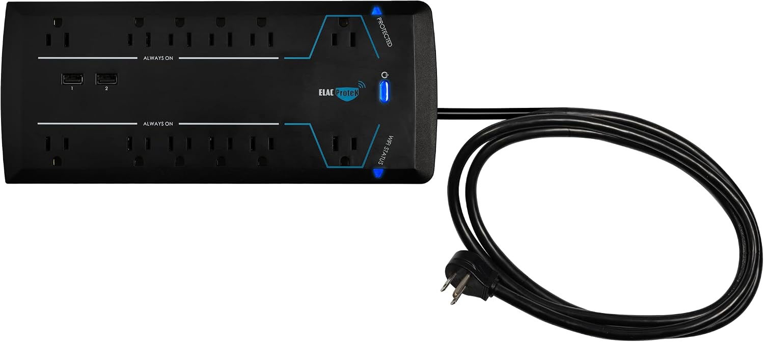 Elac PB-12W - Protek 12 Outlet Smart Surge Protector