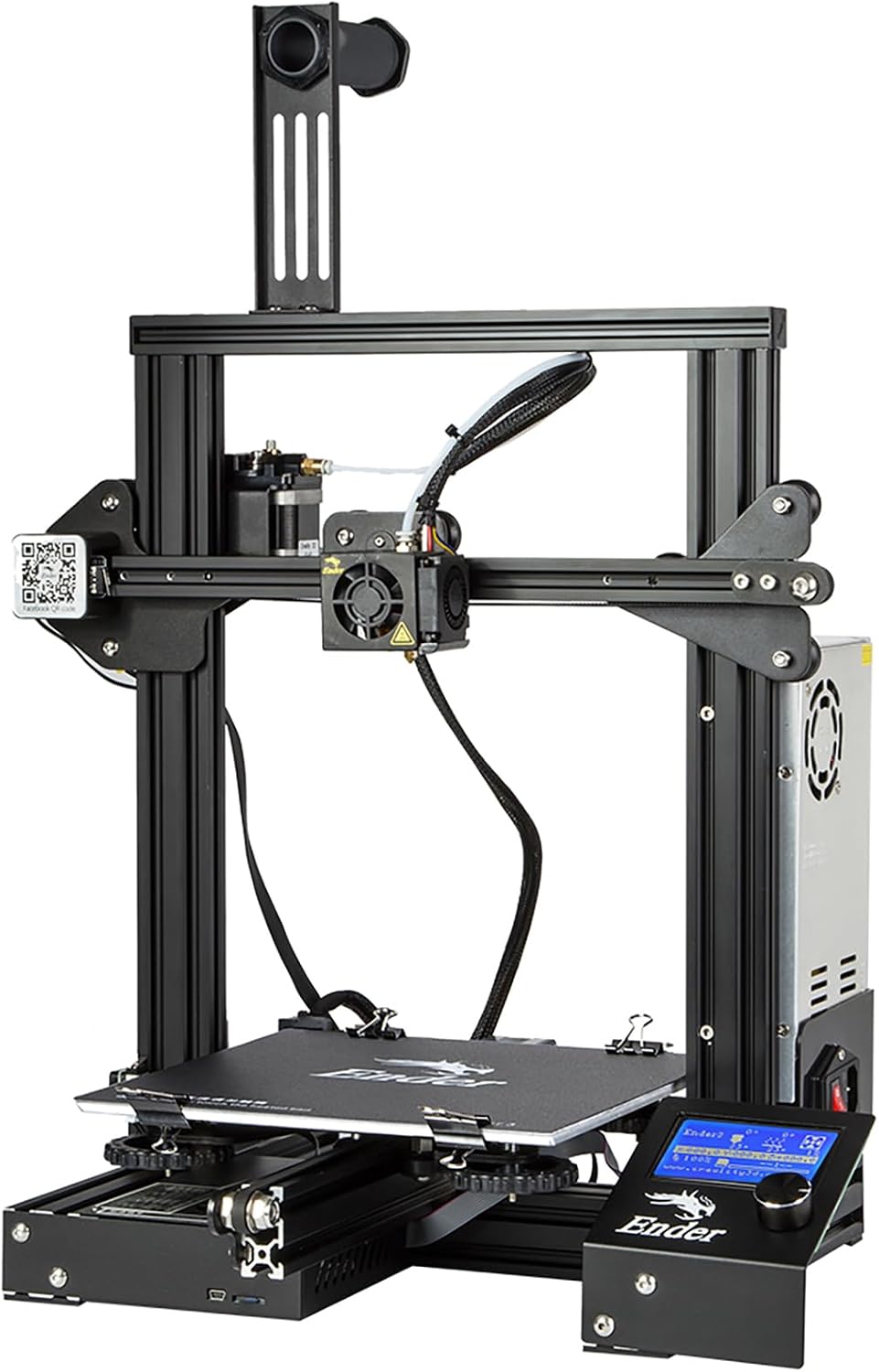 Creality Ender 3 Series Printer with Direct Drive Extruder, CR Touch Auto Bed Leveling, Dual Z-Axis for Smooth Printing, Silent Motherboard, 220×220×270mm Build Volume (Ender 3)