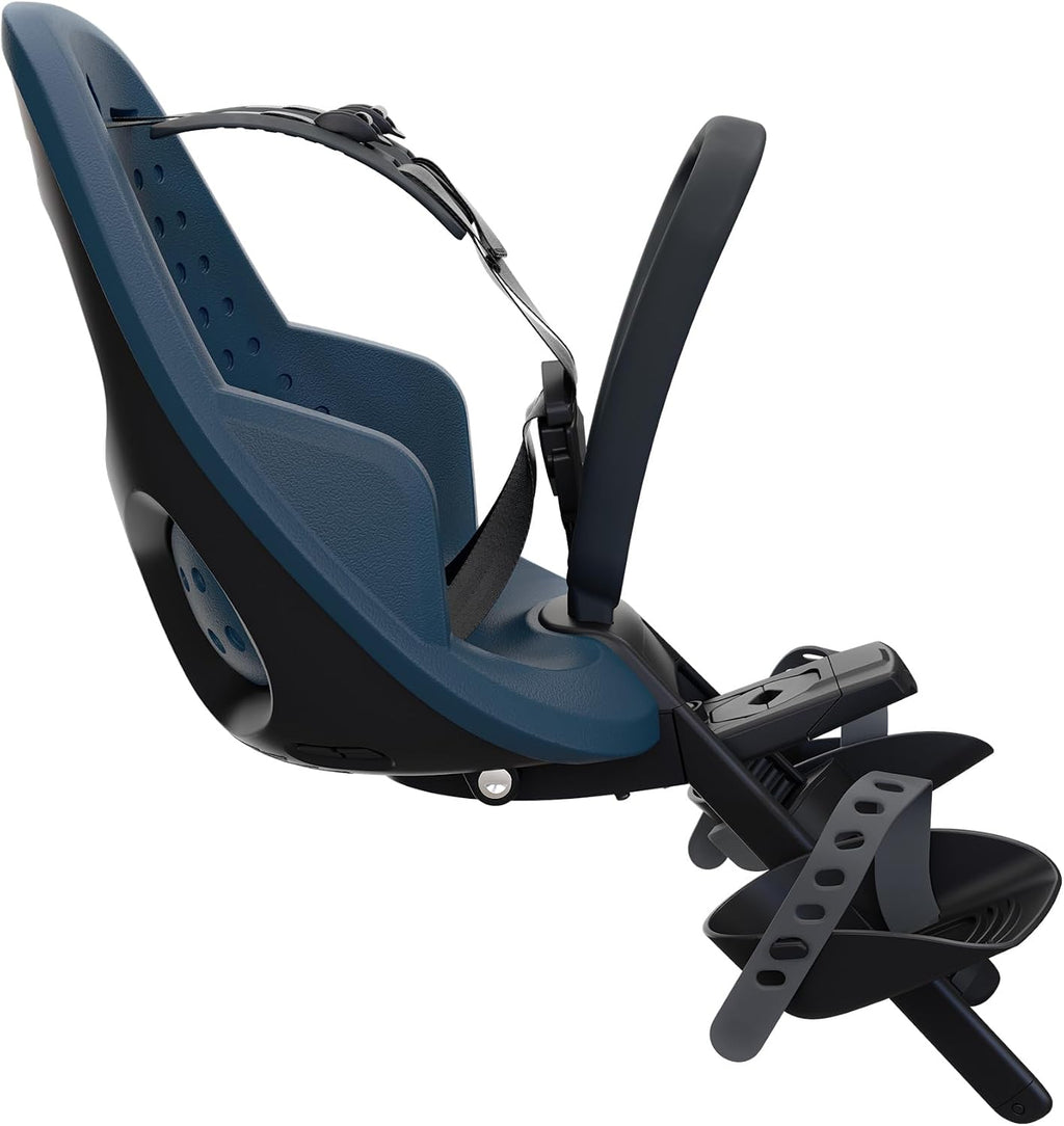 Thule Yepp 2 Mounted Child Bike seat, Adjustable footrests, 5-Point Harness and Easy to Mount Design
