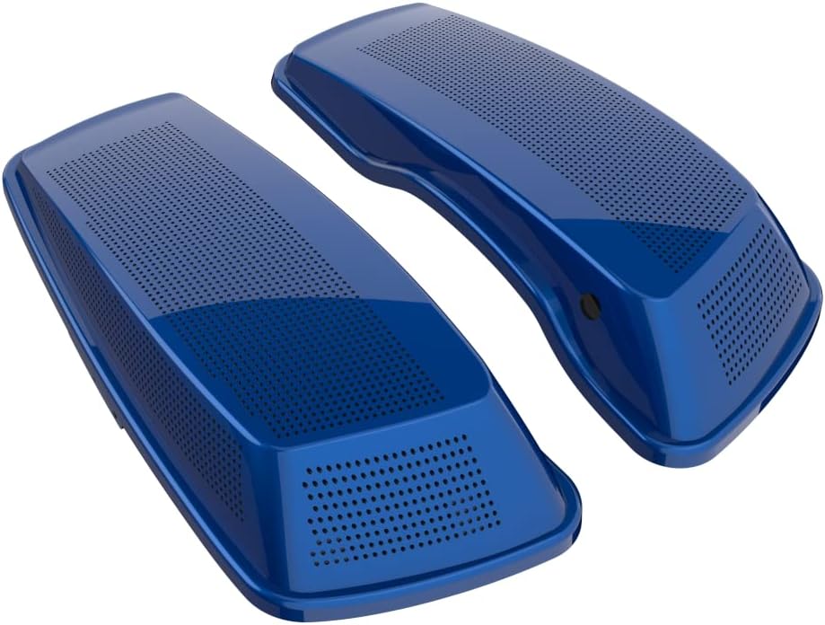 Advanblack Saddlebag Dual 6x9 Speaker lids, Audio Covers Fit for H-D Touring, Road Glide, Street Glide Special, Road King, 2014 2015 2016 2017 2018 2019 2020 2021 2022 2023