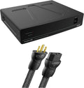 AudioQuest PQ505NA PowerQuest 505 12 Outlet Surge Protector with an AudioQuest NRGY3US01 1.0M Low-Noise AC Power Cable (2023)