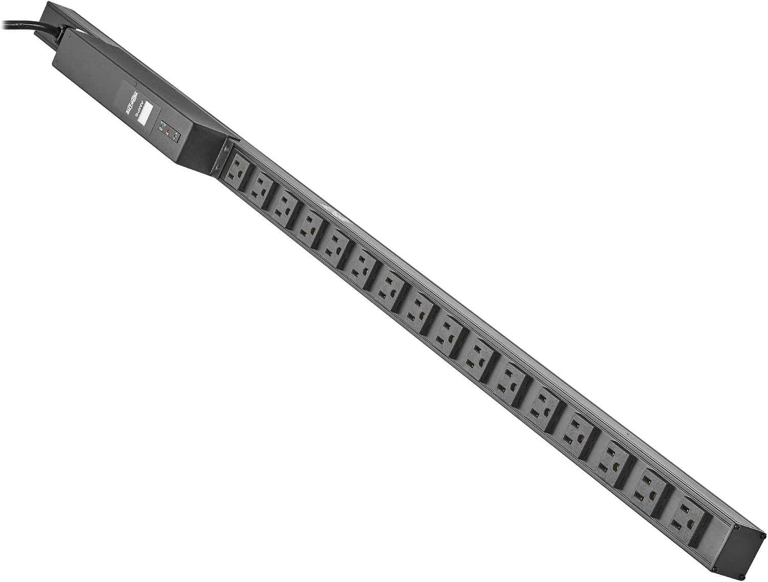 Tripp Lite 1.44kW Metered PDU 15A with Isobar Surge Protection, 3840 Joules, 120V, 16 Outlets Standard NEMA 5-15R, 15 ft. Power Cord (L5-30P), 0U Vertical Rackmount, 2-Year Warranty (PDUMV15-ISO)