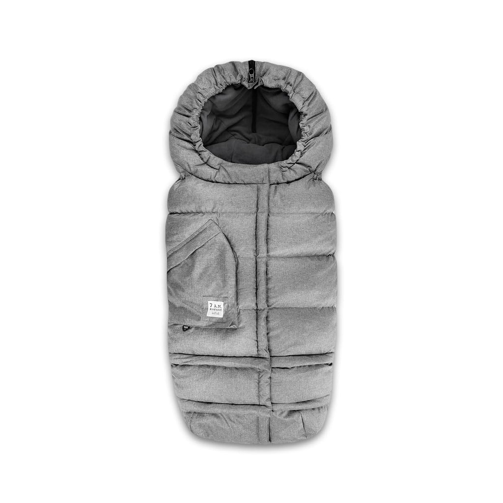 7AM Enfant Stroller Blanket 212 - Adjustable Baby Car Seat Zipped Blanket for Babies Winter, Unisex Multi Purpose Fleece Lined Warm Hooded Toddler Footmuff Water Repellent | (6M - 4T)