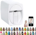 Nail Art Printer, 3D Intelligent Automatic Nail Printing Machine, Support WiFi/DIY/USB, Portable Nail Painting Machine for Kid/Studio (White)