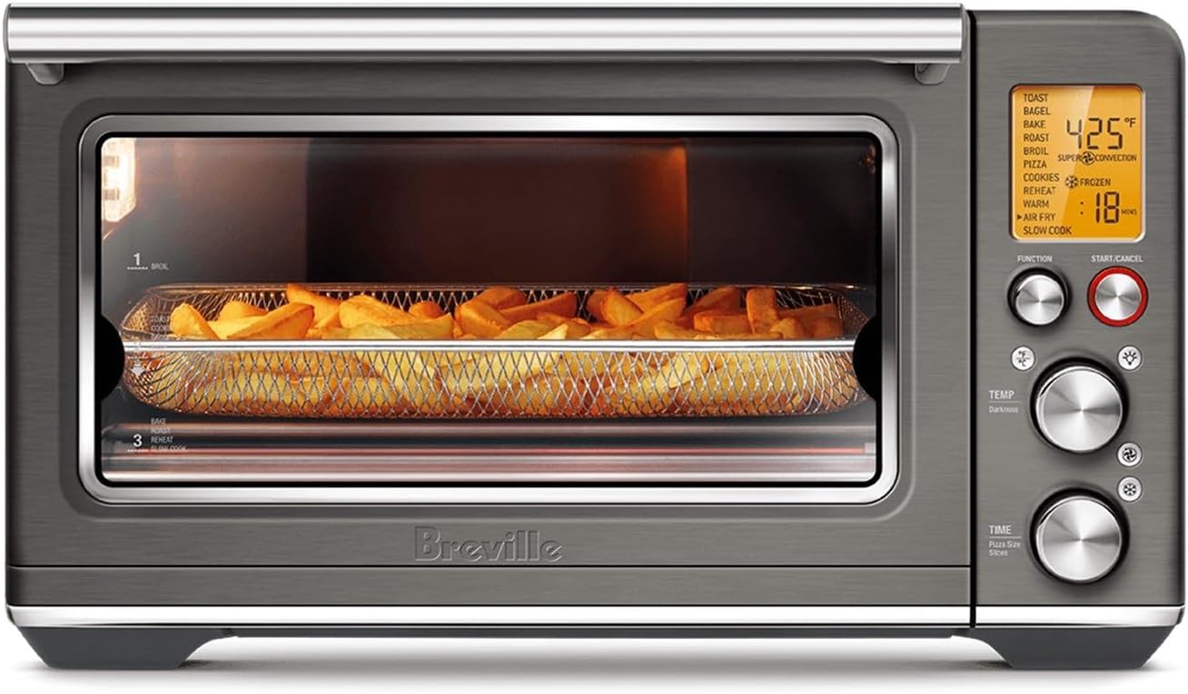 Breville BOV860BST Smart Oven Air Fryer and Convection Oven, Black Stainless Steel