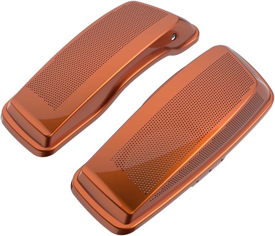 Advanblack Saddlebag Dual 6x9 Speaker lids, Audio Covers Fit for H-D Touring, Road Glide, Street Glide Special, Road King, 2014 2015 2016 2017 2018 2019 2020 2021 2022 2023