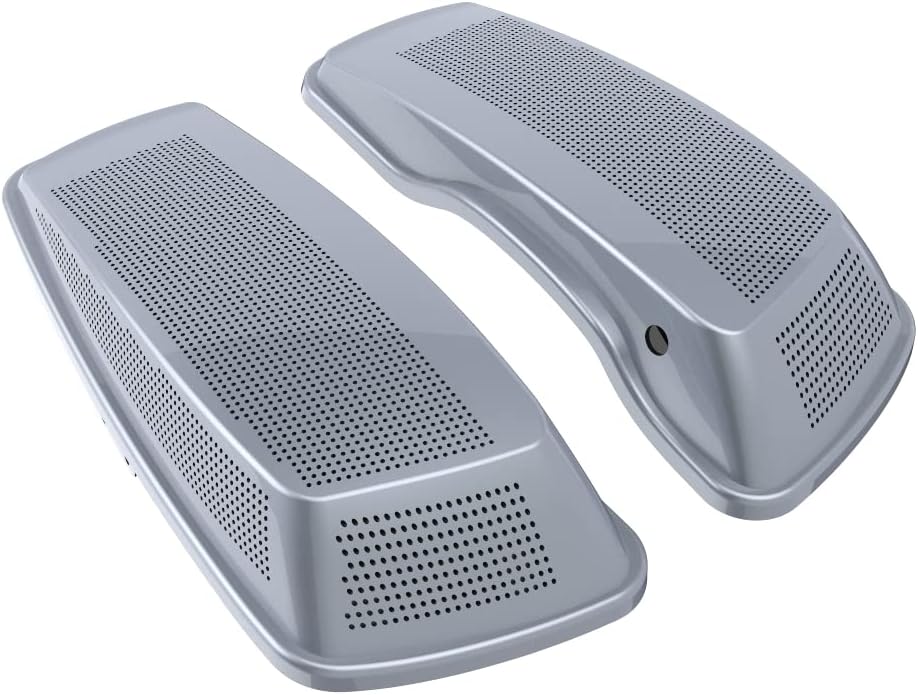 Advanblack Saddlebag Dual 6x9 Speaker lids, Audio Covers Fit for H-D Touring, Road Glide, Street Glide Special, Road King, 2014 2015 2016 2017 2018 2019 2020 2021 2022 2023