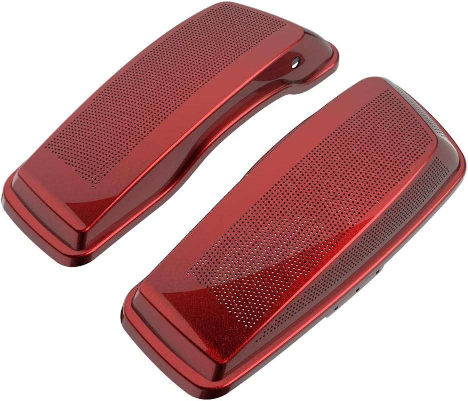 Advanblack Saddlebag Dual 6x9 Speaker lids, Audio Covers Fit for H-D Touring, Road Glide, Street Glide Special, Road King, 2014 2015 2016 2017 2018 2019 2020 2021 2022 2023