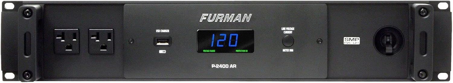 Furman P-2400 AR Power Conditioner True RMS Voltage Regulation Delivers Stable Voltage Output