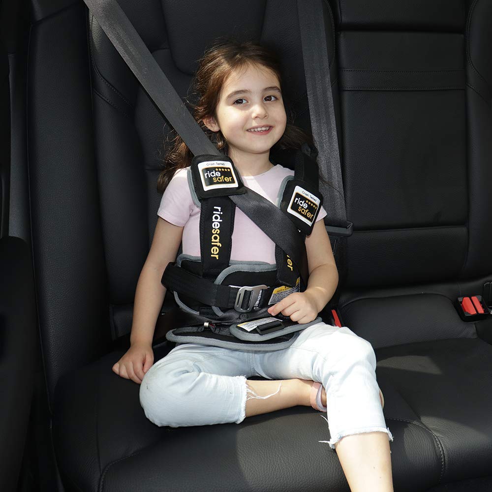 RideSafer Gen 5 - Extra Small (XS) Blue, Lightweight, Compact, Portable Car Seat, 2+ Years; 26.5–40 lb - Perfect for Travel and Everyday Child Safety
