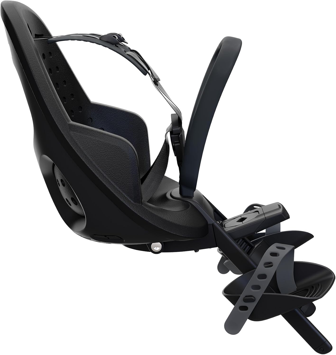 Thule Yepp 2 Mounted Child Bike seat, Adjustable footrests, 5-Point Harness and Easy to Mount Design