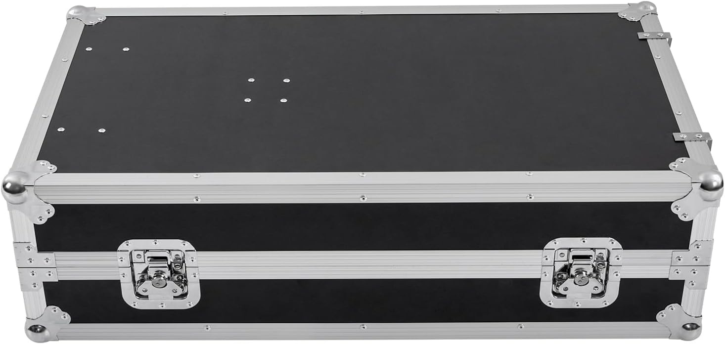 14U PA DJ Rack Case, 2 Tiers PA DJ Cabinet & Audio Studio Rack With 4 Wheels Dual Work Tables Heavy Duty Mobile Studio Equipment Cabinet For DJ Pro Audio Network Gear Storage, 661Lbs Capacity