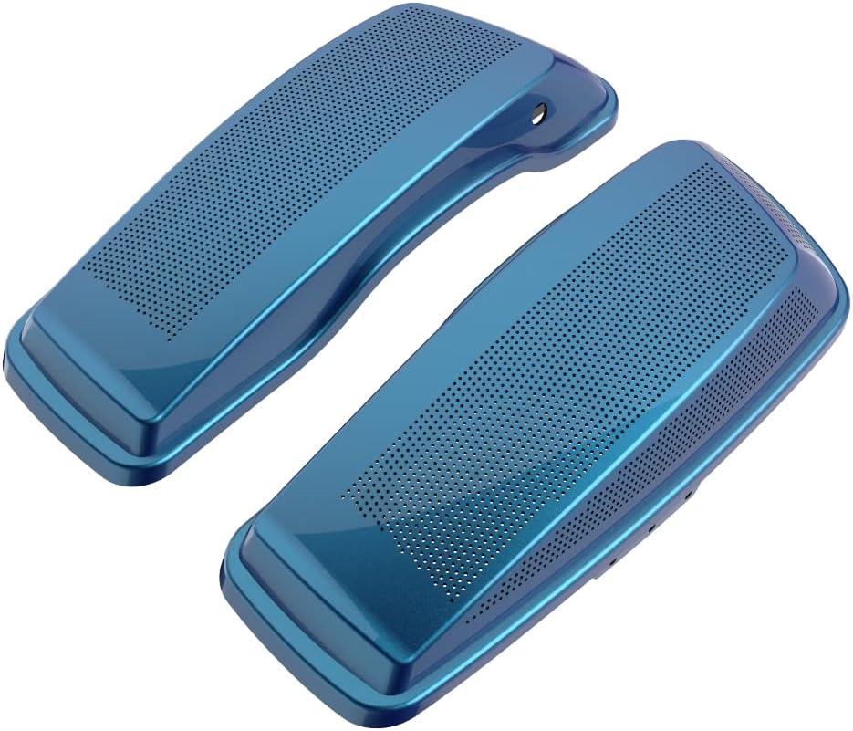 Advanblack Saddlebag Dual 6x9 Speaker lids, Audio Covers Fit for H-D Touring, Road Glide, Street Glide Special, Road King, 2014 2015 2016 2017 2018 2019 2020 2021 2022 2023