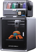 Anycubic Multicolor 3D Printer, Kobra S1 Combo Core XY Stable Structure with Sealed Printing High Precision 600mm/s Fast Speed Auto Calibration Ideal for Precision and Efficiency 9.8'x9.8'x9.8'