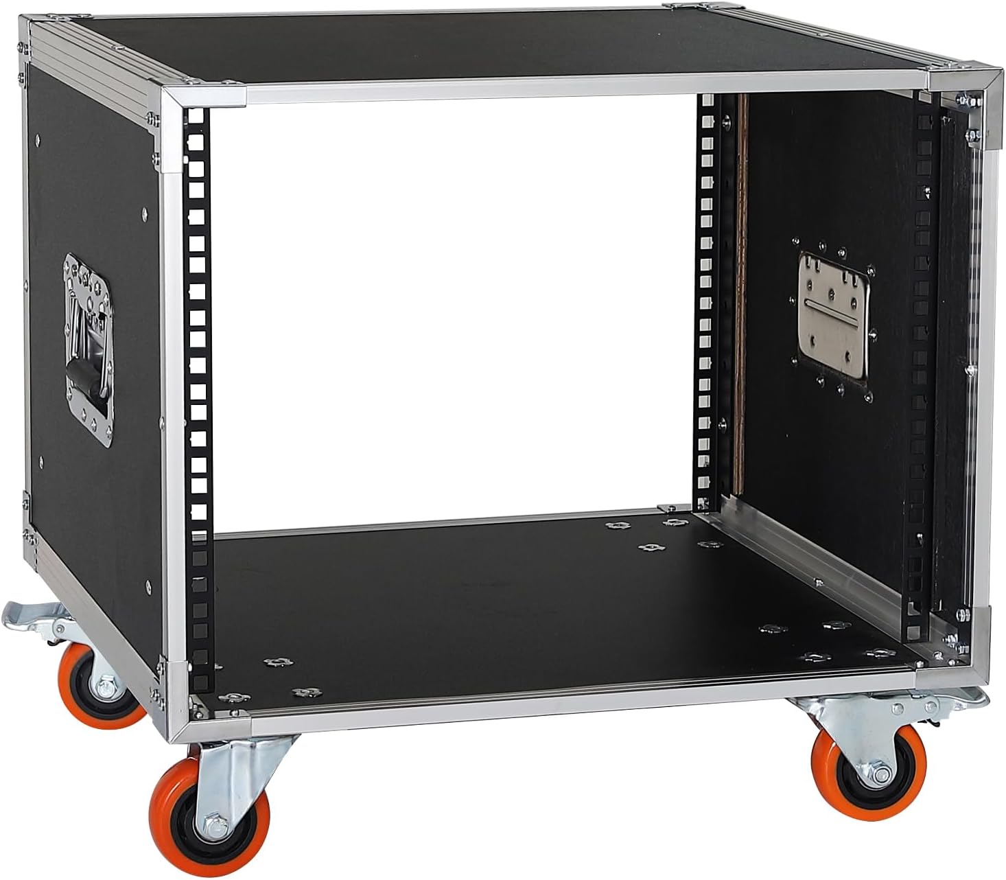 AV Gear Rack 8U Home Audio & Video Stage Stereo Equipment Storage Cabinet Stand On Wheels - 8U 19in Server IT Network Data Devices Storage Rack Cabinet - SC01-8U