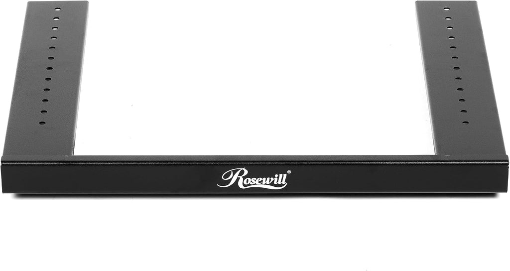 Rosewill 12U Server Rack with Swing Gate -Wall Mount Rack for 19 Inch IT Equipment Open Frame Rack AV & Server Adjustable Depth 18 inches to 26 inches 9U Rack, Black