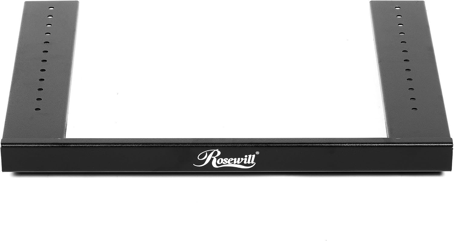 Rosewill 12U Server Rack with Swing Gate -Wall Mount Rack for 19 Inch IT Equipment Open Frame Rack AV & Server Adjustable Depth 18 inches to 26 inches 9U Rack, Black