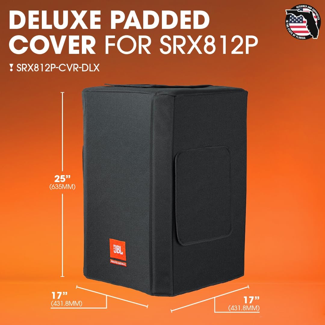 JBL Bags SRX812P-CVR-DLX Deluxe Padded Protective Cover for SRX812P-CVR