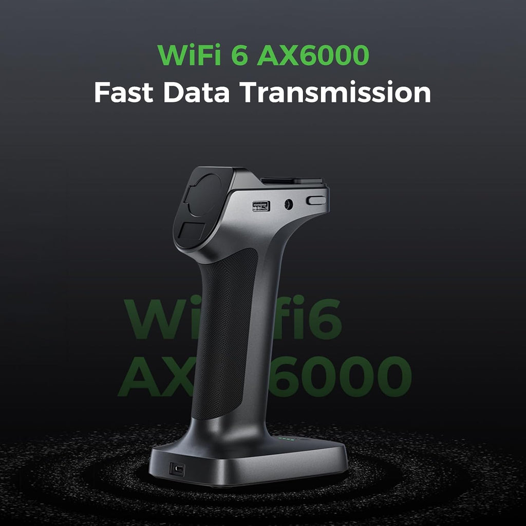 Creality Scan Bridge for 3D Scanner Otter Series, Supports WiFi 6 Wireless Screen Mirroring, Smart Phone Application, Large Capacity and Fast Charging, Lightweight and Compact for use