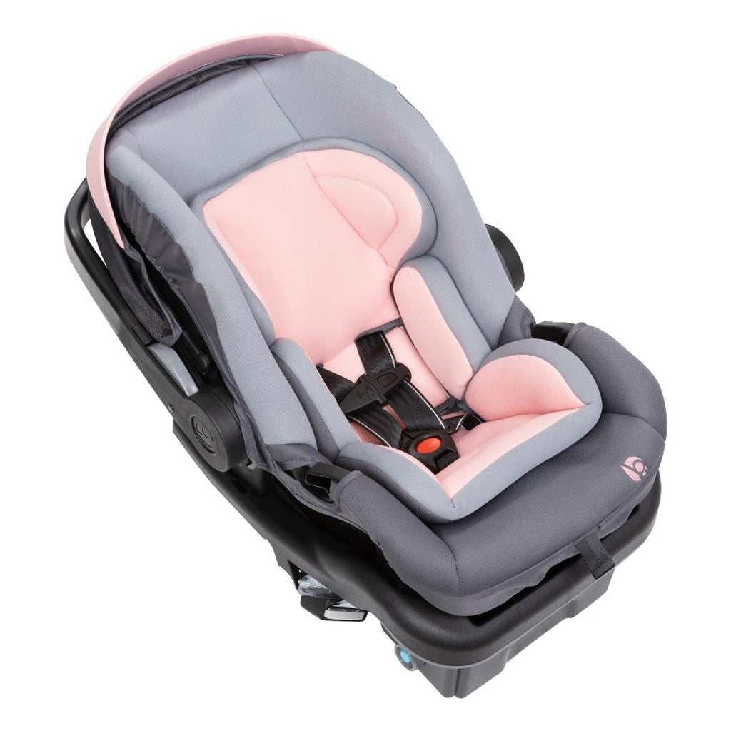 Baby Trend Secure-Lift Infant Car Seat, Madrid Pink – Compact Lightweight Carrier, Infant Comfort Cushioning, Adjustable Harness Fit