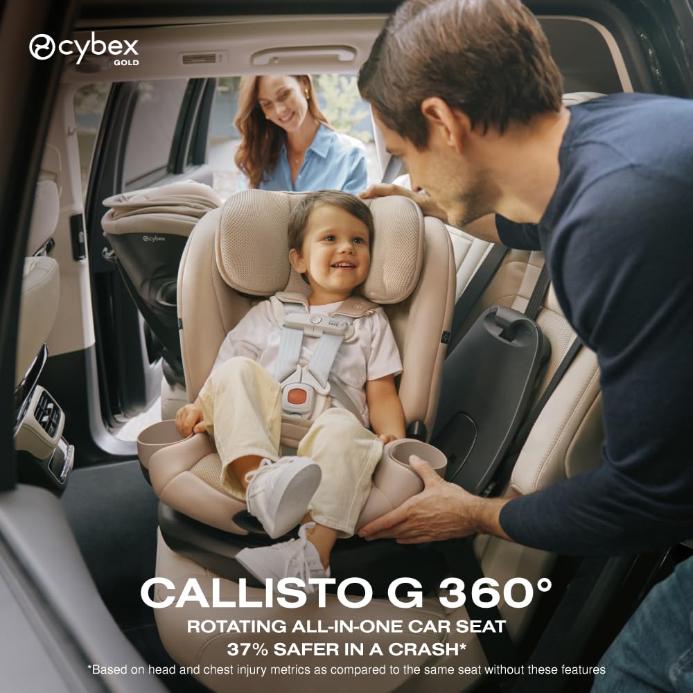 Callisto G 360 Rotating All-in-One Convertible Car Seat - Moon Black