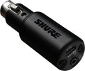 Shure MVX2U XLR-to-USB Digital Audio Interface, Headphone Jack, 60dB Gain, Zero-Latency Monitoring, 48V Phantom Power, ShurePlus App, USB-C Cable