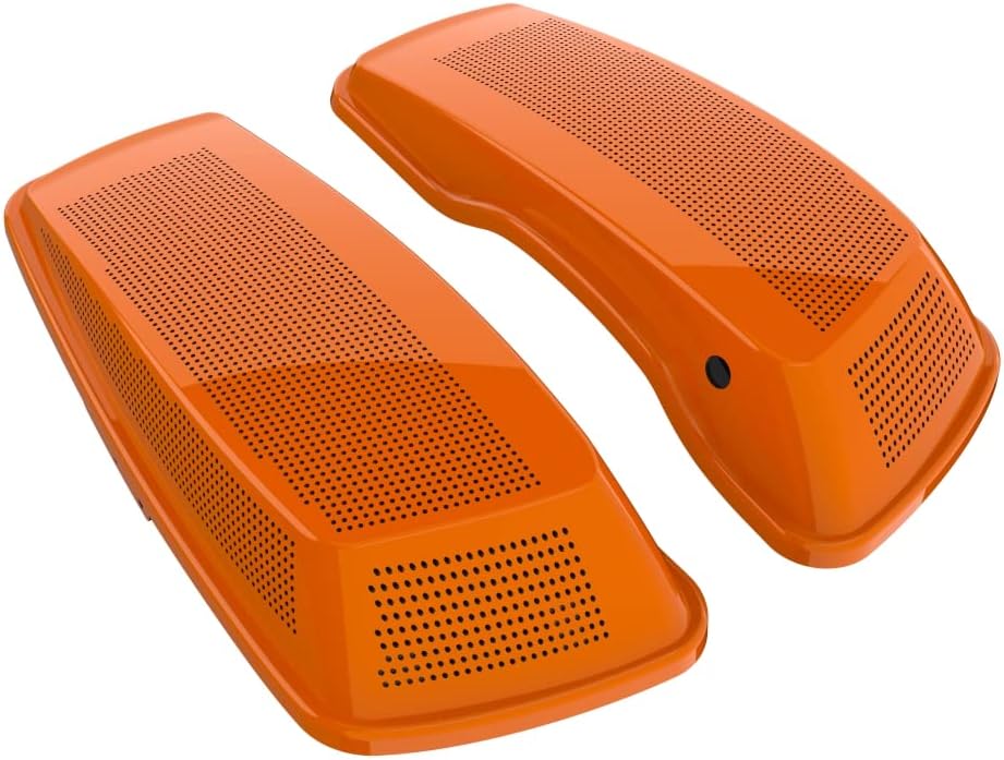 Advanblack Saddlebag Dual 6x9 Speaker lids, Audio Covers Fit for H-D Touring, Road Glide, Street Glide Special, Road King, 2014 2015 2016 2017 2018 2019 2020 2021 2022 2023