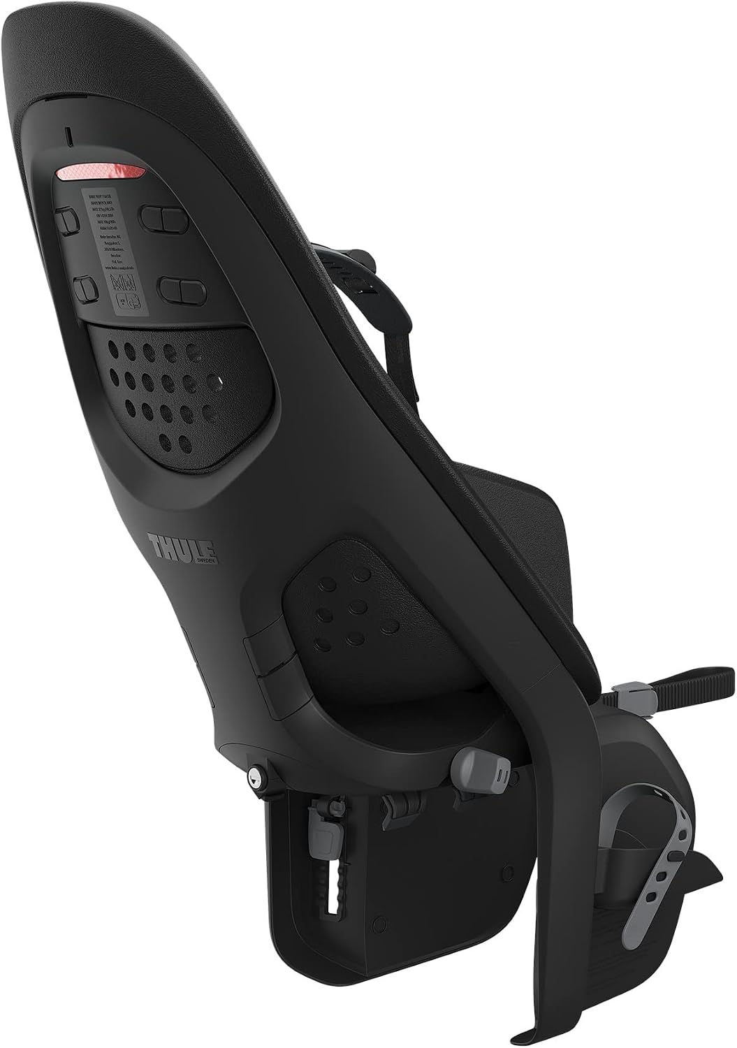 Thule Yepp 2 Mounted Child Bike seat, Adjustable footrests, 5-Point Harness and Easy to Mount Design