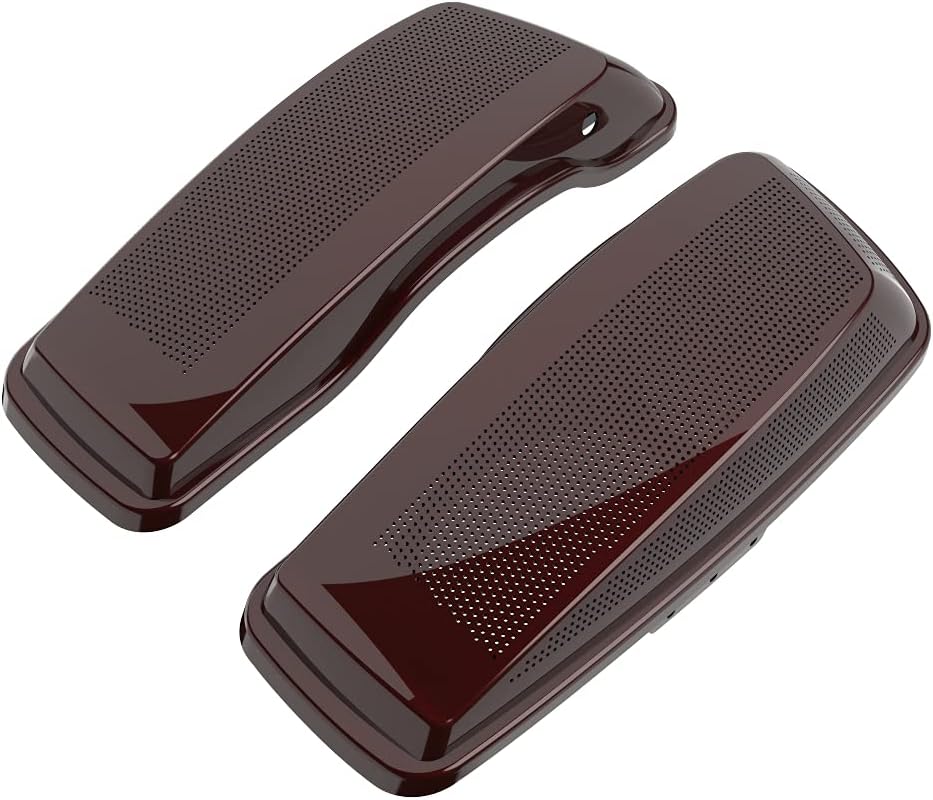 Advanblack Saddlebag Dual 6x9 Speaker lids, Audio Covers Fit for H-D Touring, Road Glide, Street Glide Special, Road King, 2014 2015 2016 2017 2018 2019 2020 2021 2022 2023