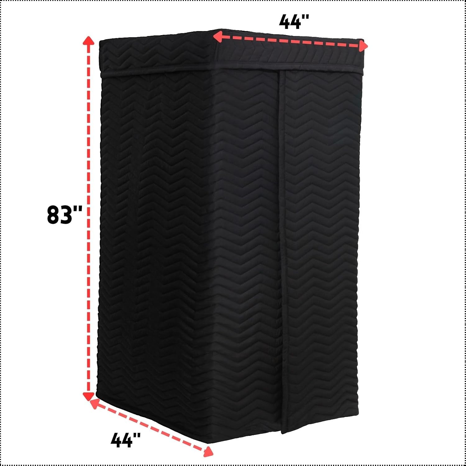 Portable Vocal Booth for Home Studio, Echo-Free Recording Booth for Voice Over, Podcast & Singing, 360° Reverb Isolation with Acoustic Blankets for Studio-Grade Sound