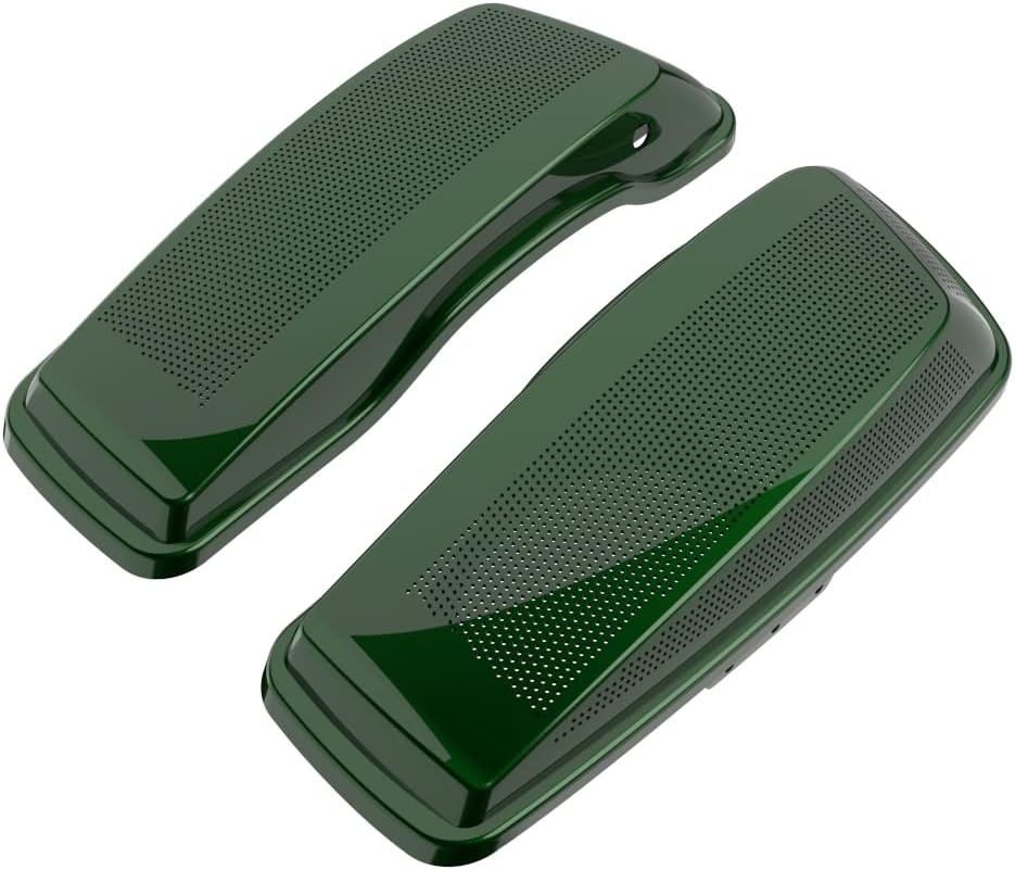 Advanblack Saddlebag Dual 6x9 Speaker lids, Audio Covers Fit for H-D Touring, Road Glide, Street Glide Special, Road King, 2014 2015 2016 2017 2018 2019 2020 2021 2022 2023