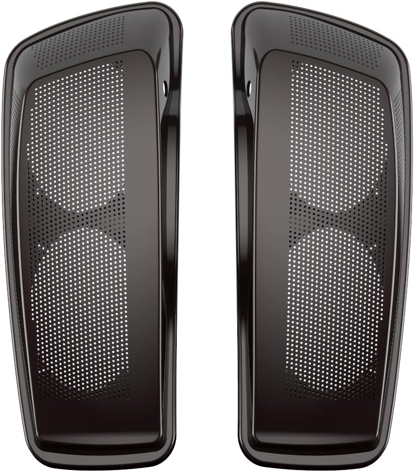 Advanblack Saddlebag Dual 6x9 Speaker lids, Audio Covers Fit for H-D Touring, Road Glide, Street Glide Special, Road King, 2014 2015 2016 2017 2018 2019 2020 2021 2022 2023