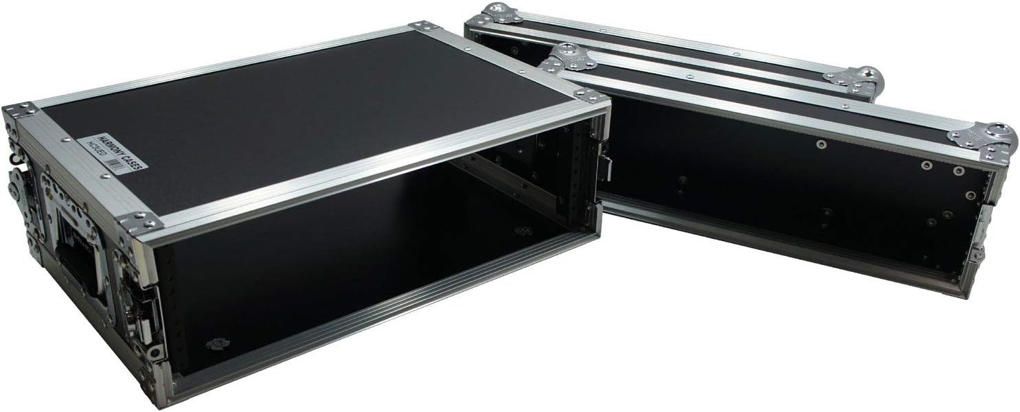 Harmony Audio Cases HC3UED Pro DJ Flight 3U FX Effect 16' Depth Road Vertical Case