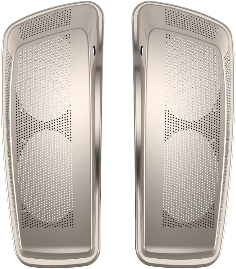 Advanblack Saddlebag Dual 6x9 Speaker lids, Audio Covers Fit for H-D Touring, Road Glide, Street Glide Special, Road King, 2014 2015 2016 2017 2018 2019 2020 2021 2022 2023