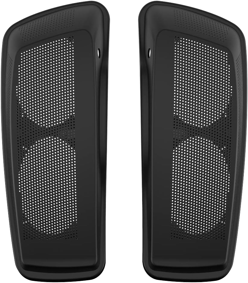 Advanblack Saddlebag Dual 6x9 Speaker lids, Audio Covers Fit for H-D Touring, Road Glide, Street Glide Special, Road King, 2014 2015 2016 2017 2018 2019 2020 2021 2022 2023