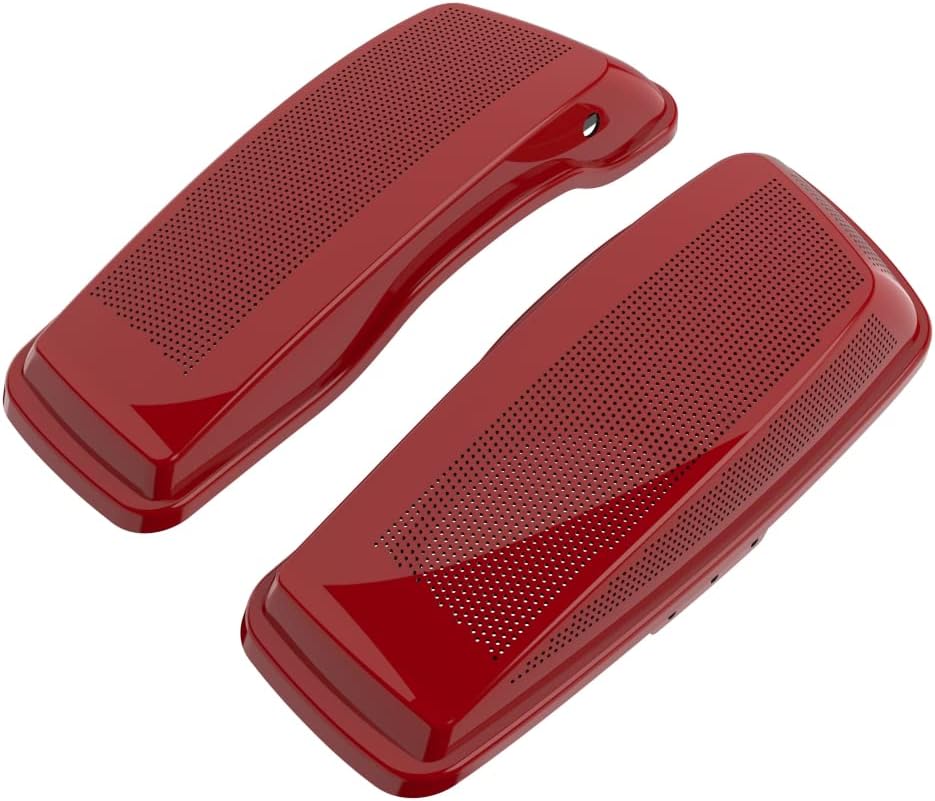 Advanblack Saddlebag Dual 6x9 Speaker lids, Audio Covers Fit for H-D Touring, Road Glide, Street Glide Special, Road King, 2014 2015 2016 2017 2018 2019 2020 2021 2022 2023