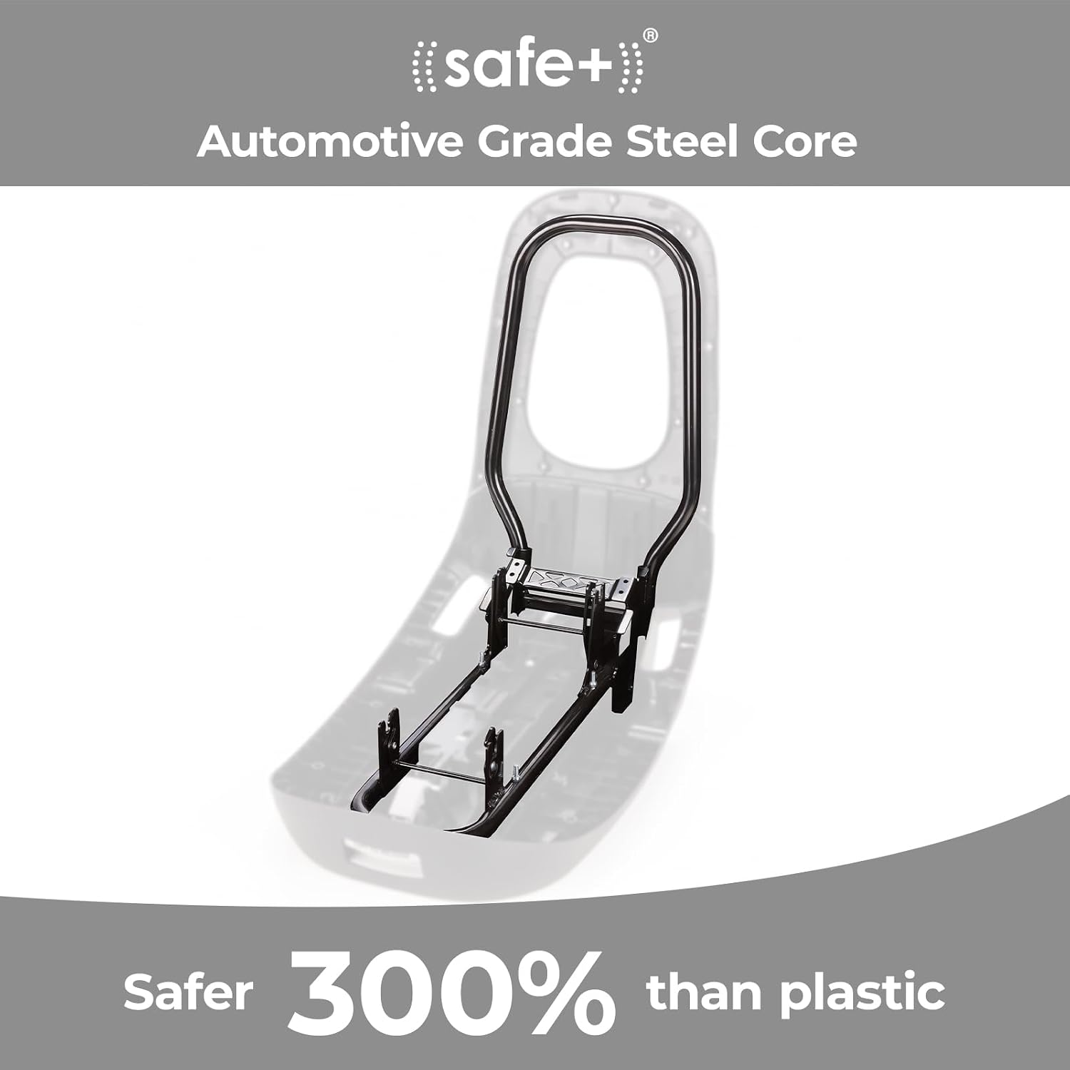 Diono LiteClik30 RXT SafePlus Infant Car Seat and Base, Rear-Facing for Infants 4-30lbs, SafePlus Engineering, with Infant Insert, UPF 50+ Sunshade (Blue Razz Ice)