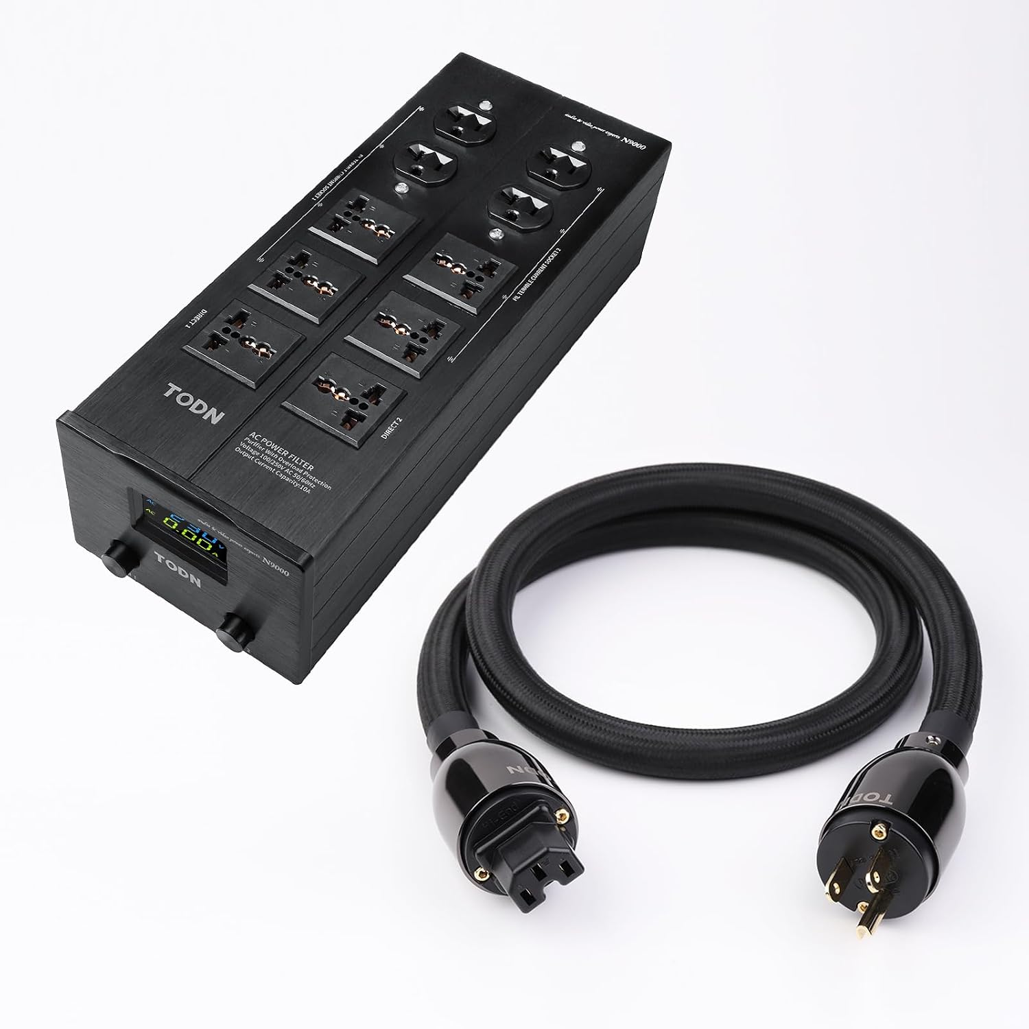 TODN High End Power Cable and Power Conditioner for Audio Equipment, Home Theater