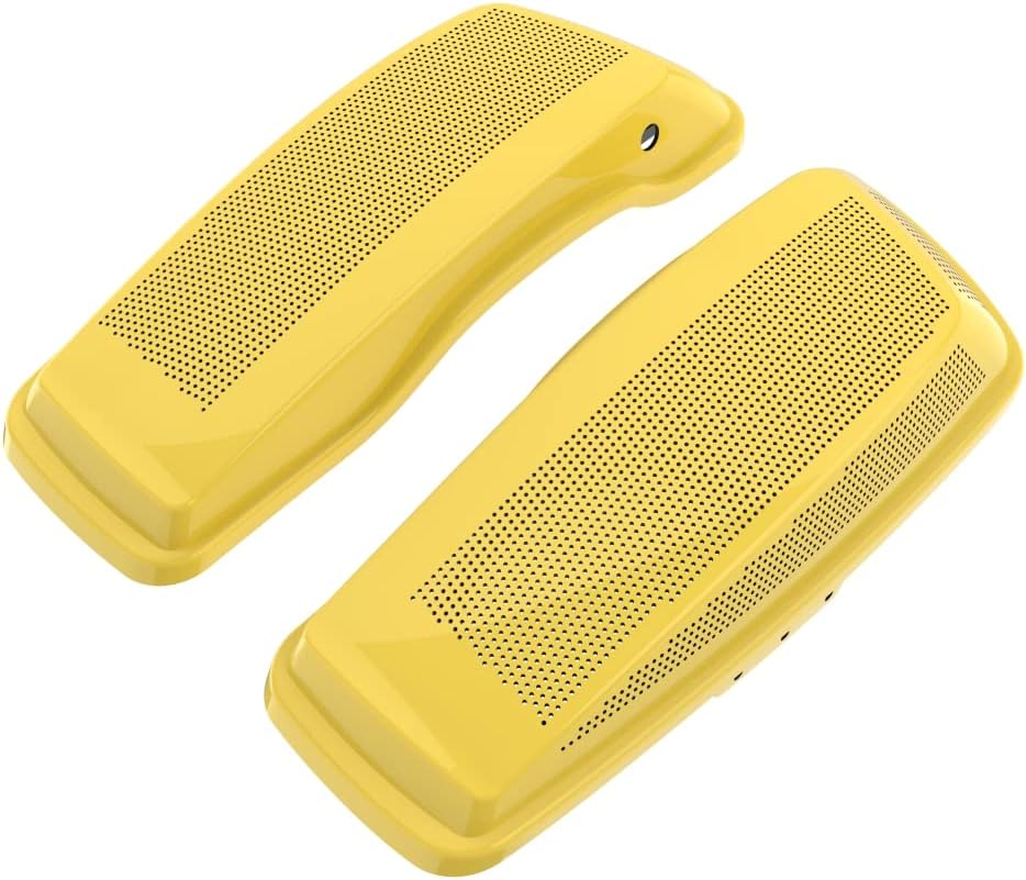 Advanblack Saddlebag Dual 6x9 Speaker lids, Audio Covers Fit for H-D Touring, Road Glide, Street Glide Special, Road King, 2014 2015 2016 2017 2018 2019 2020 2021 2022 2023