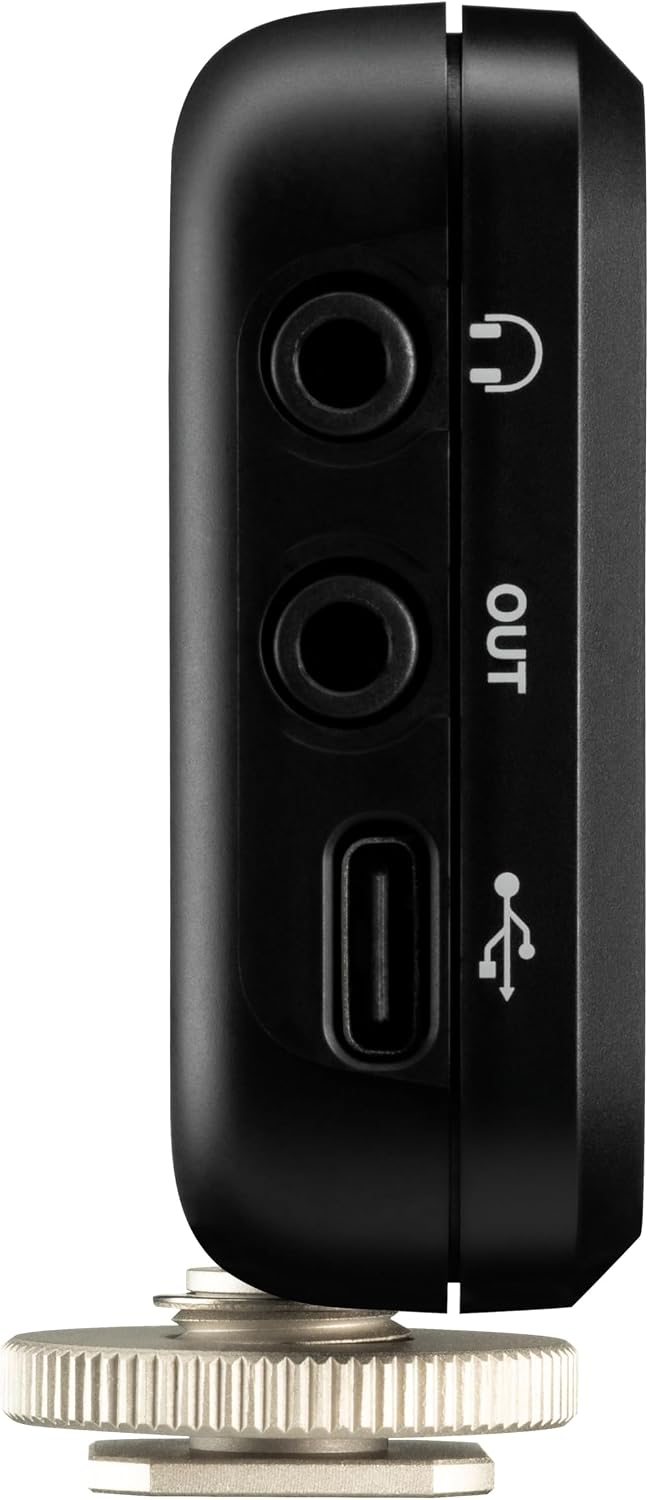 Shure MoveMic Receiver - Cold Shoe Mountable Camera Receiver for MoveMic Lavalier Microphones, Compatible with Most DSLR Cameras and Computers, for Mobile Content Creators (MV-R-Z7)