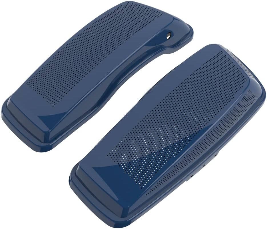 Advanblack Saddlebag Dual 6x9 Speaker lids, Audio Covers Fit for H-D Touring, Road Glide, Street Glide Special, Road King, 2014 2015 2016 2017 2018 2019 2020 2021 2022 2023