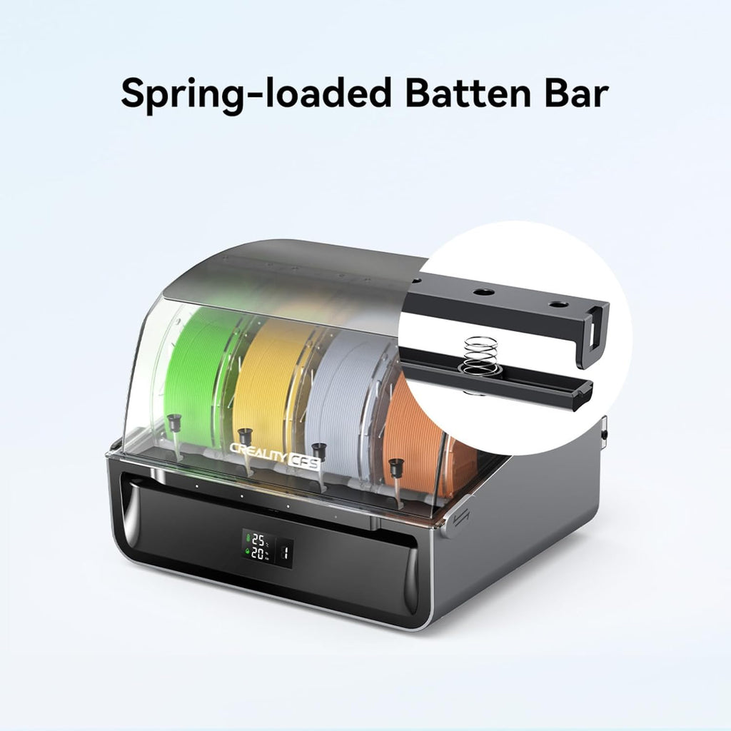 Creality CFS Multi-Color 3D Printer Filament System, Auto Material Identification, Smart Switching/Relay, Supports 4 Parallel Devices for 16 Color Printing, Compatible with K2 Plus/Hi 3D Printers